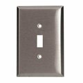 Hubbell Canada Tradeselect Wallplate, 1 -Gang, Stainless Steel 97071SS